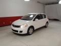 2010 Fresh Powder White Nissan Versa 1.8 S Hatchback  photo #8