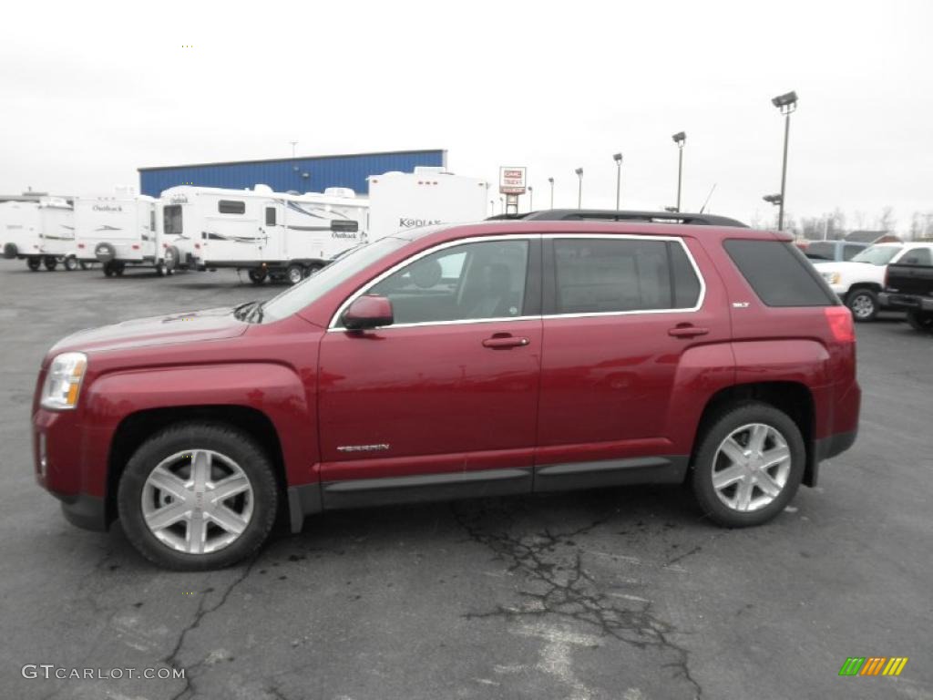 Merlot Jewel Metallic 2011 GMC Terrain SLT AWD Exterior Photo #45730930
