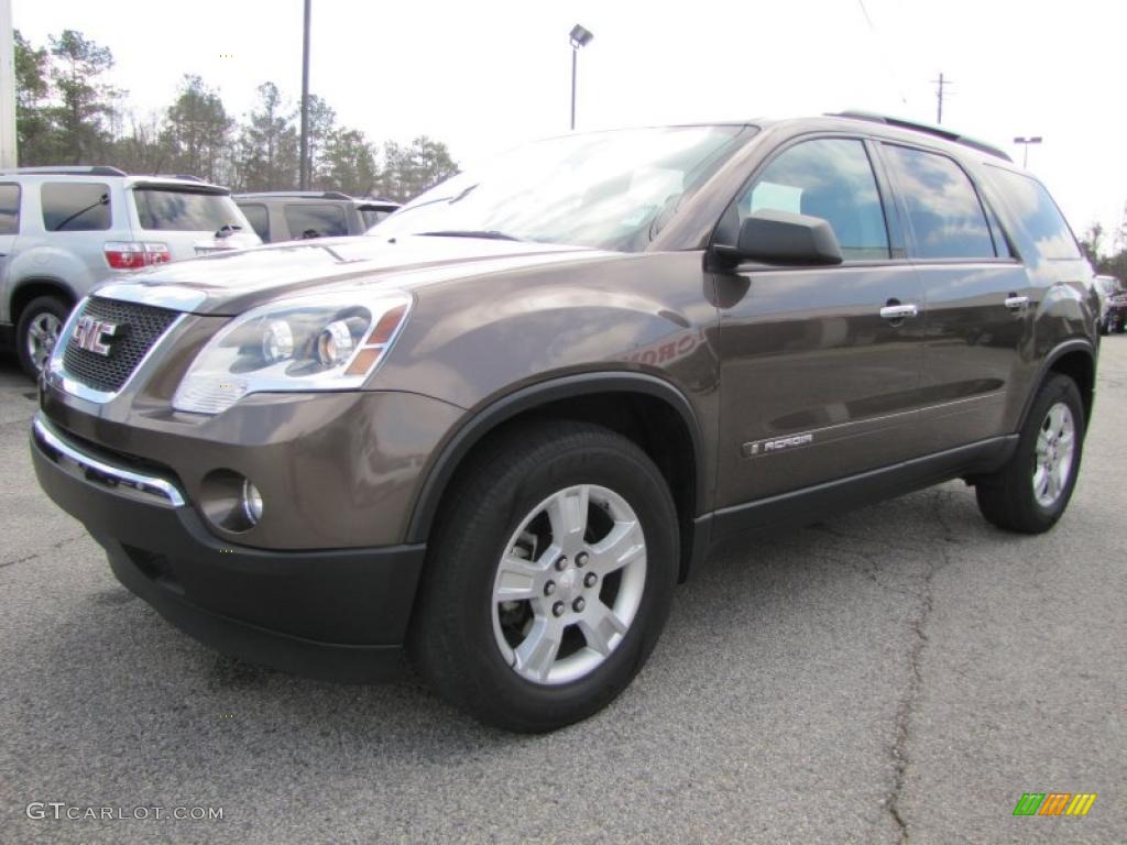 2008 Acadia SLE - Medium Brown Metallic / Light Titanium photo #3