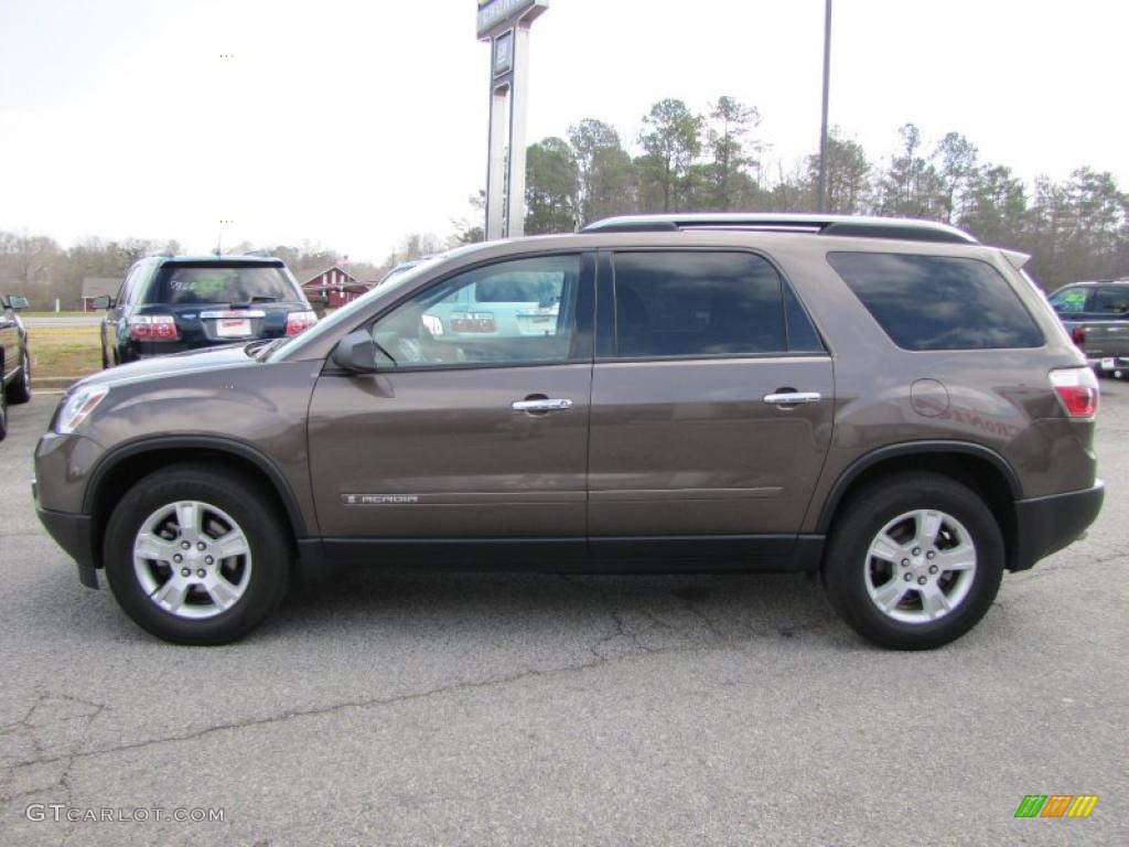 2008 Acadia SLE - Medium Brown Metallic / Light Titanium photo #4