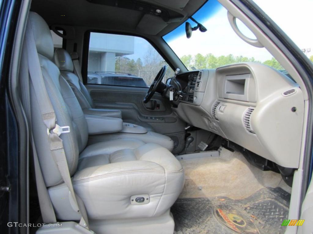 2000 Silverado 2500 LS Crew Cab 4x4 - Indigo Blue Metallic / Graphite photo #15