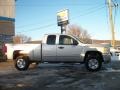 2010 Sheer Silver Metallic Chevrolet Silverado 2500HD LT Extended Cab 4x4  photo #1