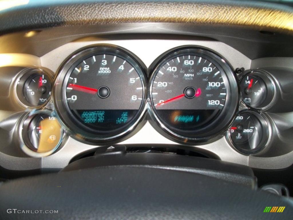 2010 Chevrolet Silverado 2500HD LT Extended Cab 4x4 Gauges Photo #45734974