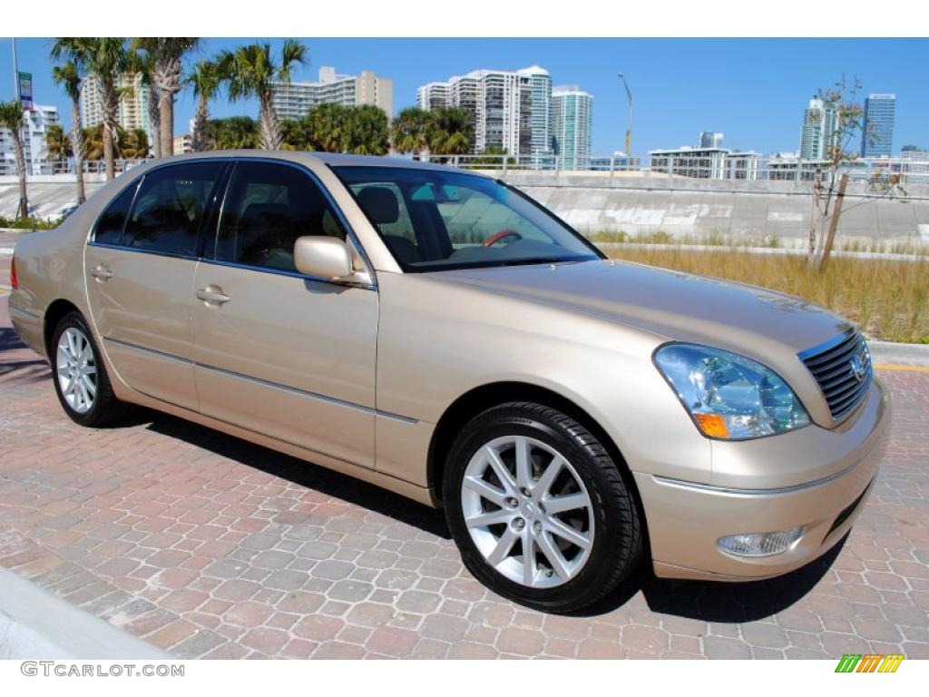 2003 LS 430 Sedan - Mystic Gold Metallic / Ecru photo #9