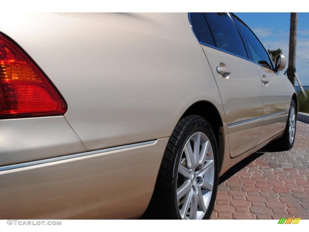 2003 LS 430 Sedan - Mystic Gold Metallic / Ecru photo #15