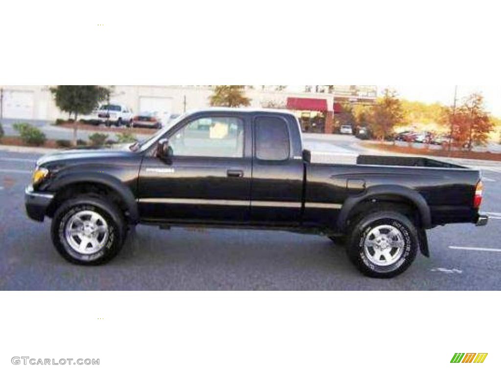 2004 Tacoma V6 PreRunner Xtracab - Black Sand Pearl / Oak photo #3