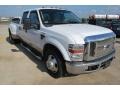 Oxford White 2008 Ford F350 Super Duty Lariat Crew Cab Dually Exterior
