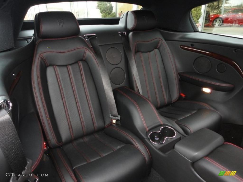 Nero Interior 2011 Maserati GranTurismo Convertible GranCabrio Photo #45737978