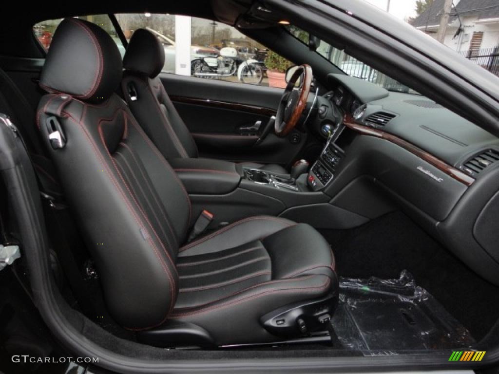 Nero Interior 2011 Maserati GranTurismo Convertible GranCabrio Photo #45738002