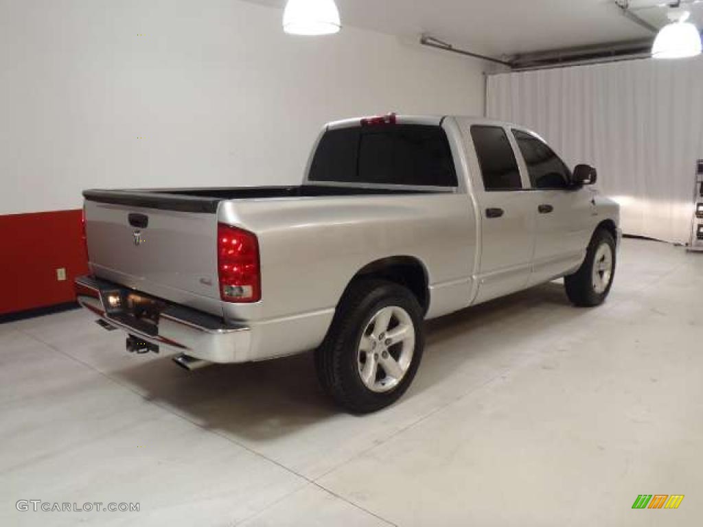 2006 Ram 1500 Laramie Quad Cab - Bright Silver Metallic / Medium Slate Gray photo #4