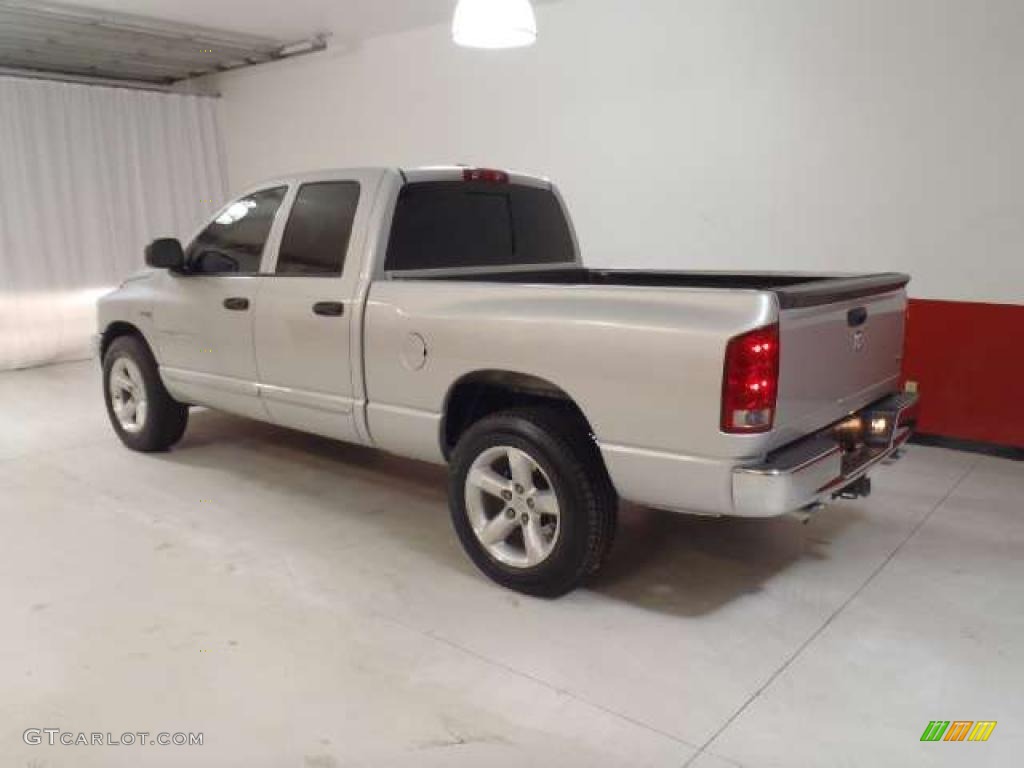 2006 Ram 1500 Laramie Quad Cab - Bright Silver Metallic / Medium Slate Gray photo #6