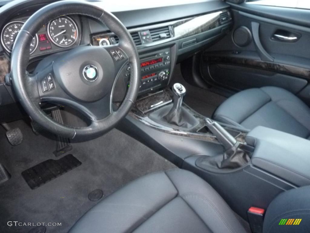 Black Interior 2008 BMW 3 Series 328xi Coupe Photo #45739466