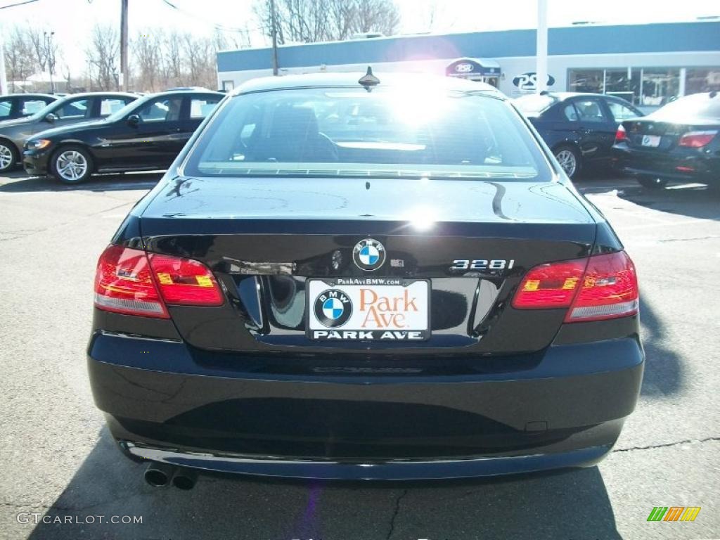 2010 3 Series 328i xDrive Coupe - Jet Black / Black photo #6