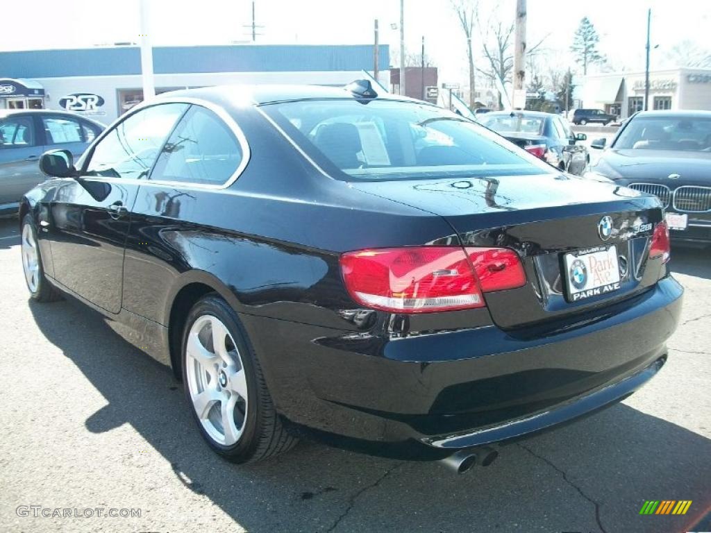 2010 3 Series 328i xDrive Coupe - Jet Black / Black photo #7