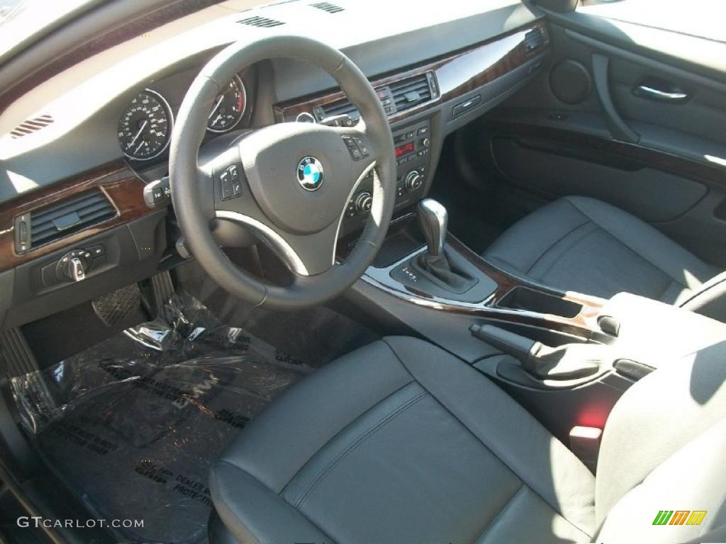 Black Interior 2010 BMW 3 Series 328i xDrive Coupe Photo #45739562