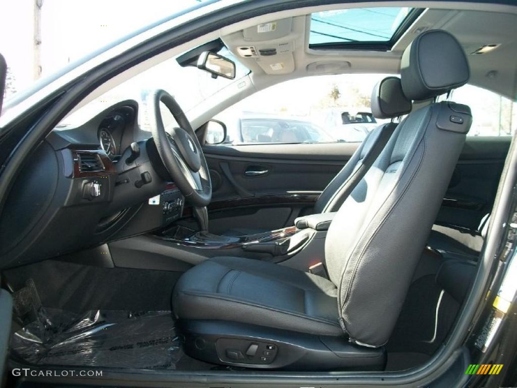 Black Interior 2010 BMW 3 Series 328i xDrive Coupe Photo #45739586