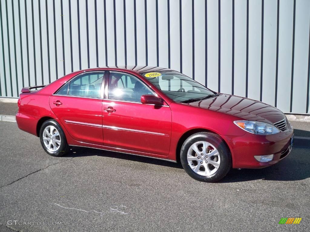 2006 Camry LE - Salsa Red Pearl / Stone Gray photo #1