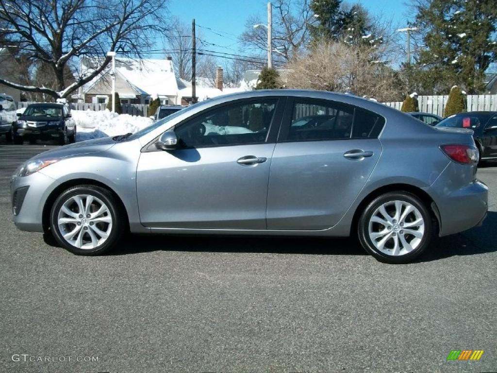 Liquid Silver Metallic 2010 Mazda MAZDA3 s Sport 4 Door Exterior Photo #45740574