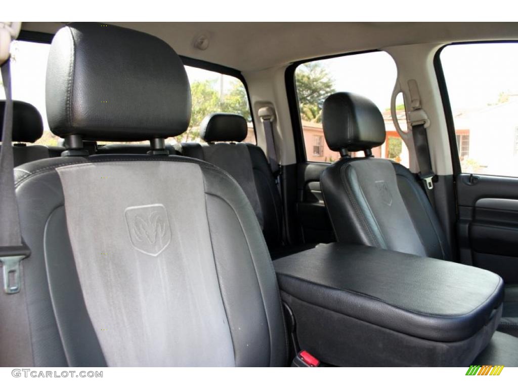 Dark Slate Gray Interior 2004 Dodge Ram 3500 Laramie Quad Cab 4x4 Dually Photo #45740694