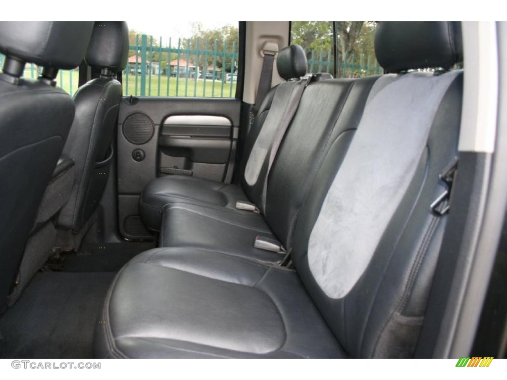 Dark Slate Gray Interior 2004 Dodge Ram 3500 Laramie Quad Cab 4x4 Dually Photo #45740762