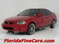 2000 Milano Red Honda Civic EX Coupe  photo #1