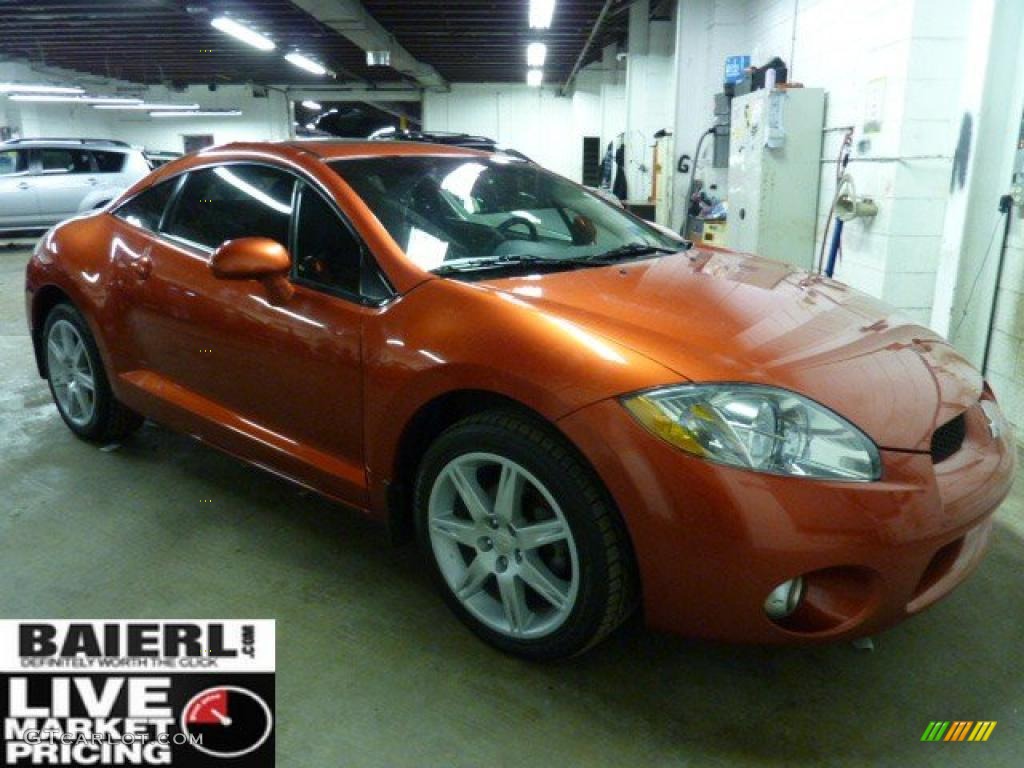 2006 Eclipse GT Coupe - Sunset Orange Pearlescent / Dark Charcoal photo #1