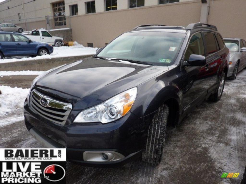 2011 Outback 3.6R Limited Wagon - Crystal Black Silica / Off Black photo #3