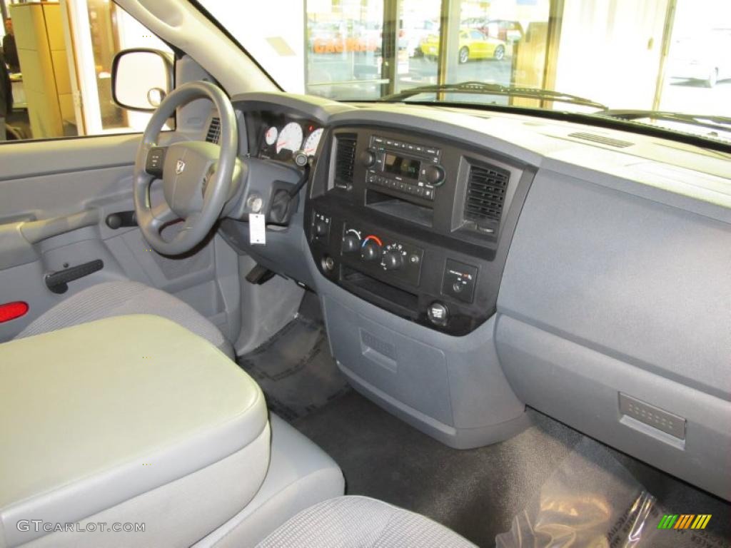2007 Dodge Ram 1500 Sport Regular Cab 4x4 Medium Slate Gray Dashboard Photo #45742742
