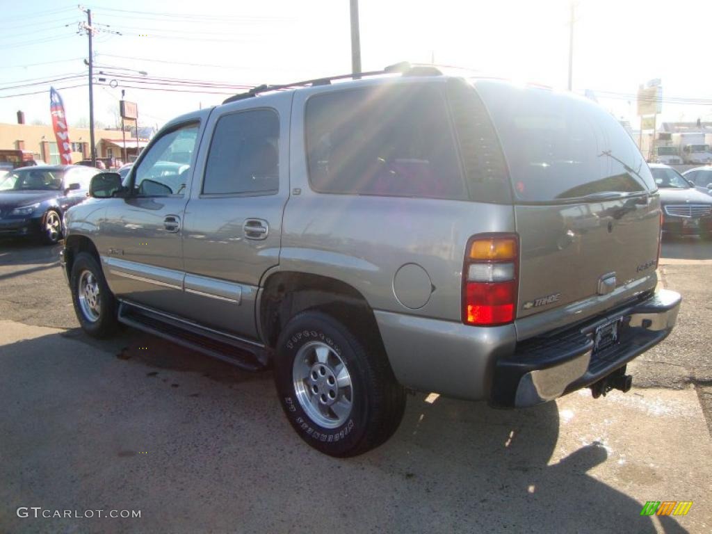 2002 Tahoe LT 4x4 - Light Pewter Metallic / Tan/Neutral photo #3