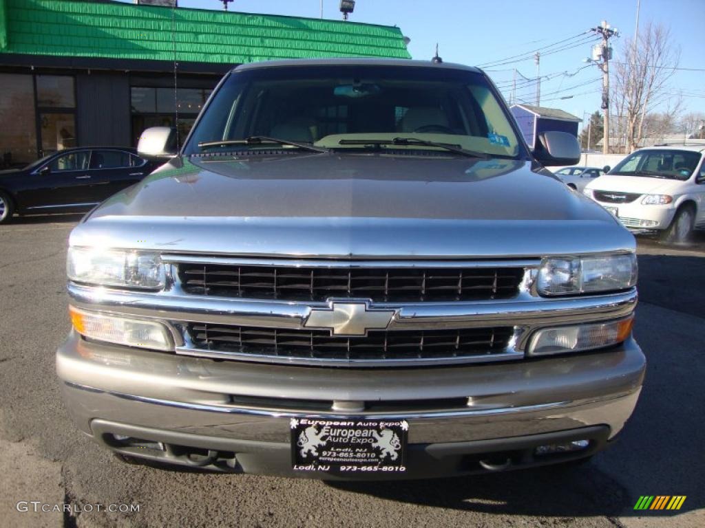 2002 Tahoe LT 4x4 - Light Pewter Metallic / Tan/Neutral photo #9