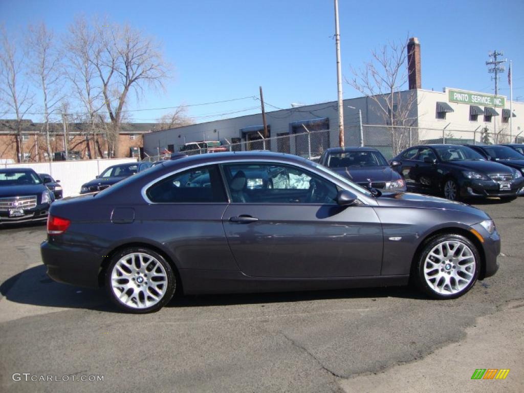 2007 3 Series 328xi Coupe - Sparkling Graphite Metallic / Black photo #13