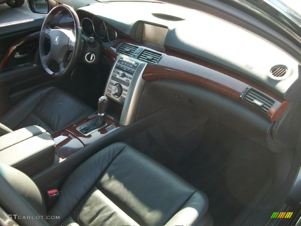 2009 Acura RL 3.7 AWD Sedan Ebony Dashboard Photo #45744138