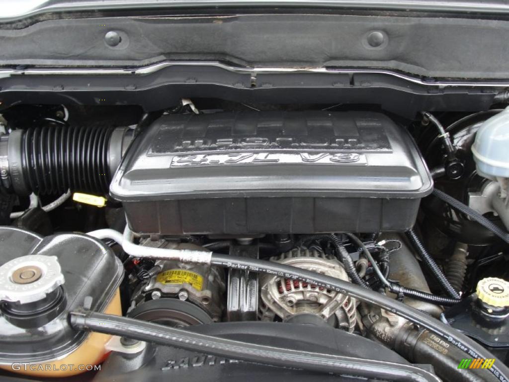 2002 Dodge Ram 1500 ST Quad Cab 4.7 Liter SOHC 16-Valve V8 Engine Photo #45744458