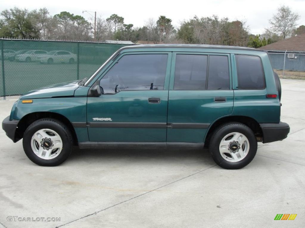 Woodland Green Metallic 1998 Chevrolet Tracker Hard Top Exterior Photo #45746630
