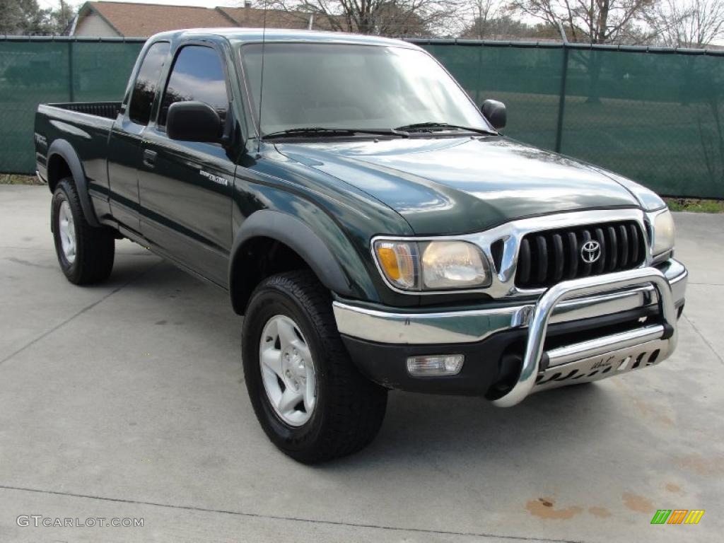 2001 Tacoma V6 TRD Xtracab 4x4 - Imperial Jade Green Mica / Oak Beige photo #1