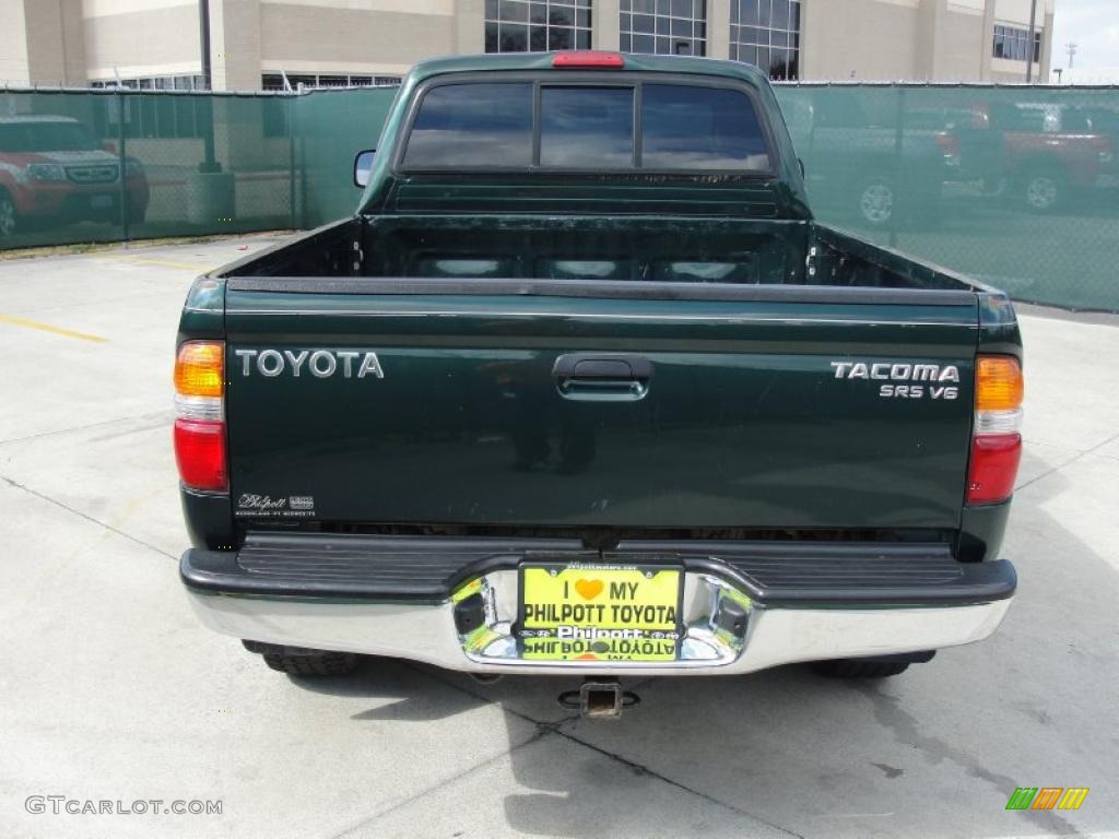 2001 Tacoma V6 TRD Xtracab 4x4 - Imperial Jade Green Mica / Oak Beige photo #4