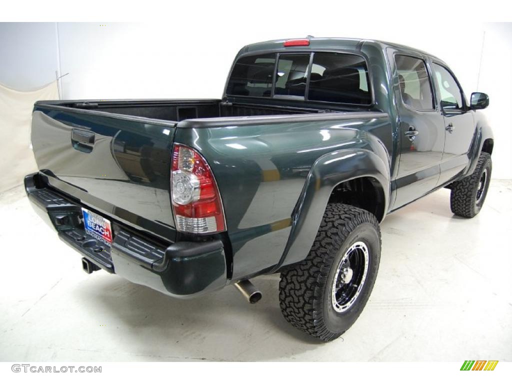 Timberland Green Mica 2009 Toyota Tacoma V6 PreRunner TRD Sport Double Cab Exterior Photo #45748054