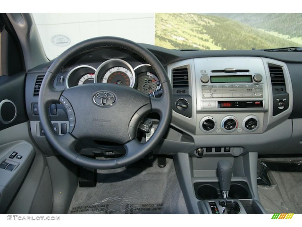 2011 Toyota Tacoma SR5 Access Cab 4x4 Graphite Gray Dashboard Photo #45748142