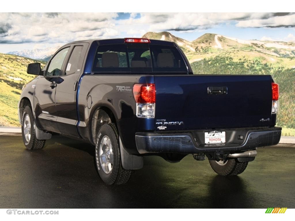 2011 Tundra TRD Double Cab 4x4 - Nautical Blue / Sand Beige photo #3