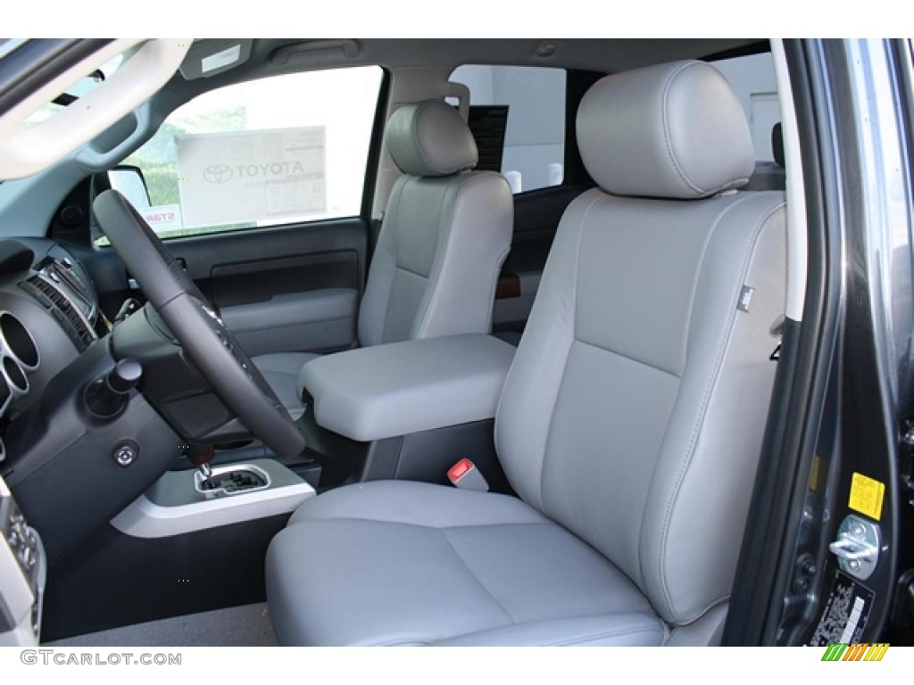 Graphite Gray Interior 2011 Toyota Tundra Limited Double Cab 4x4 Photo #45749138