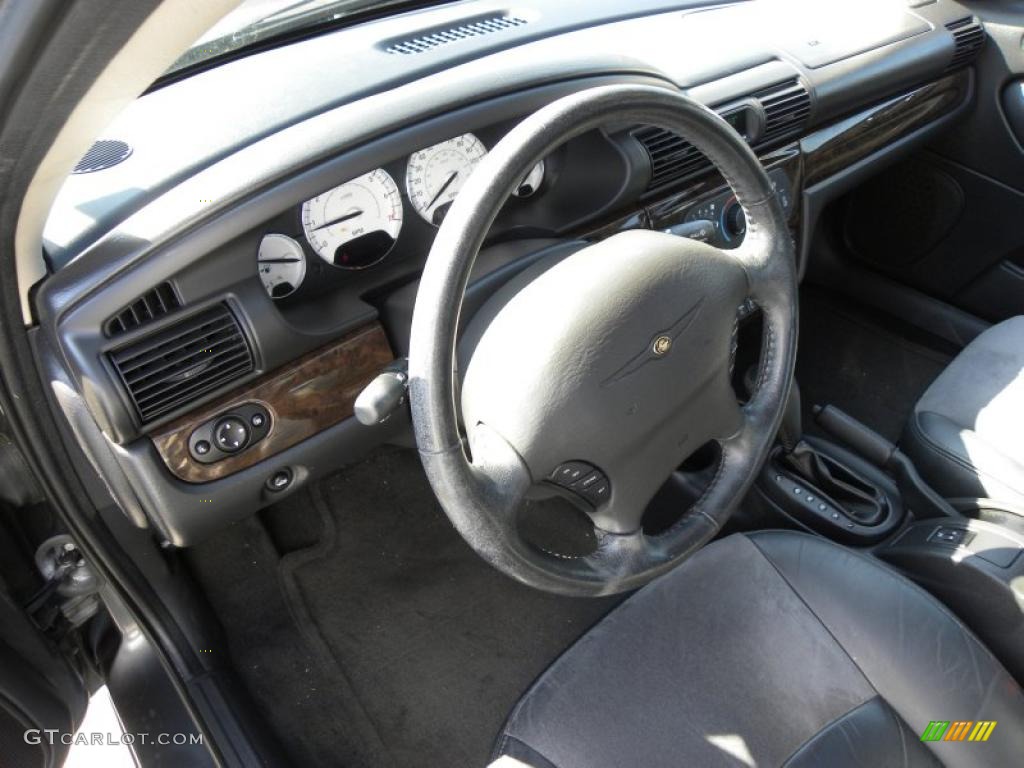 2004 Chrysler Sebring Limited Sedan Dark Slate Gray Dashboard Photo #45750478