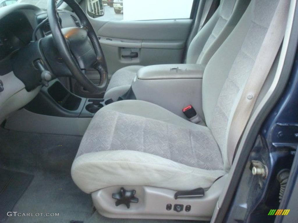 Dark Graphite Interior 2001 Ford Explorer XLT 4x4 Photo #45750974