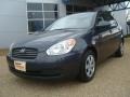 2008 Charcoal Gray Hyundai Accent GLS Sedan  photo #1