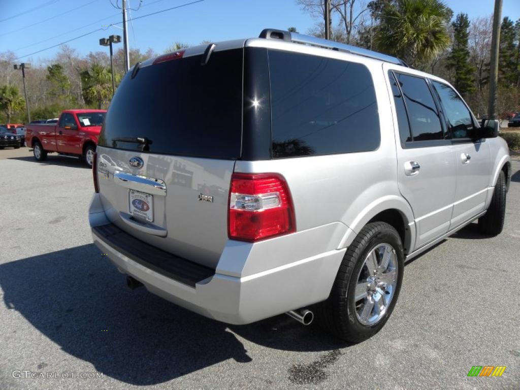 2010 Expedition Limited - Ingot Silver Metallic / Charcoal Black photo #17