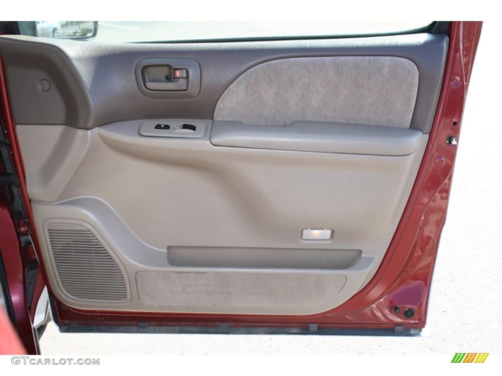 2000 Sienna XLE - Sunfire Red Pearl / Oak photo #15