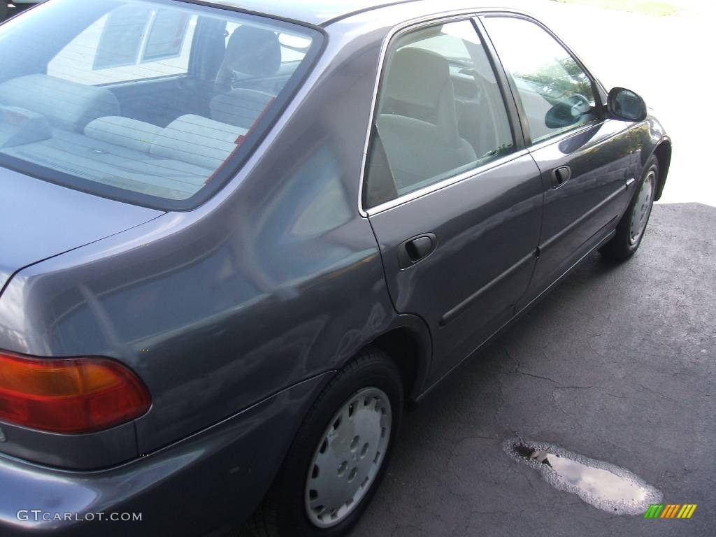 1995 Civic LX Sedan - Phantom Gray Pearl / Grey photo #3