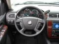 Ebony 2010 Chevrolet Silverado 3500HD LTZ Crew Cab Dually Steering Wheel