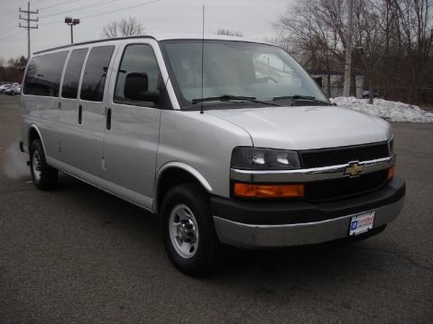 2010 Chevrolet Express LT 3500 Extended Passenger Van Data, Info and Specs