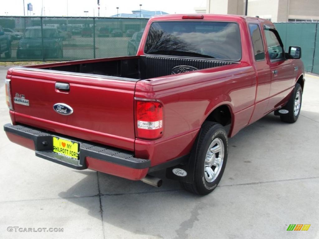 Redfire Metallic 2008 Ford Ranger XLT SuperCab Exterior Photo #45752978