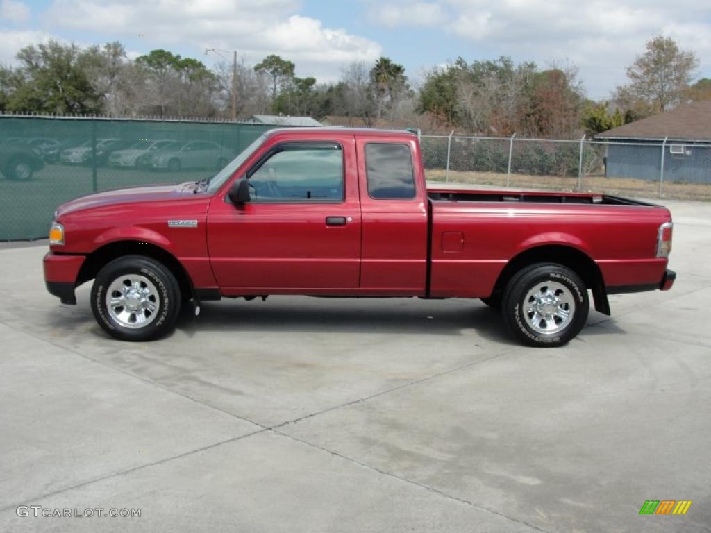 Redfire Metallic 2008 Ford Ranger XLT SuperCab Exterior Photo #45753114